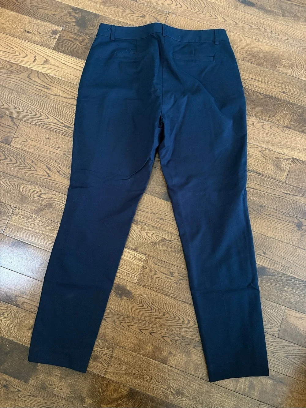 Michael Kors Navy Business Casual Pants with Gold Zipper Accents Size 8